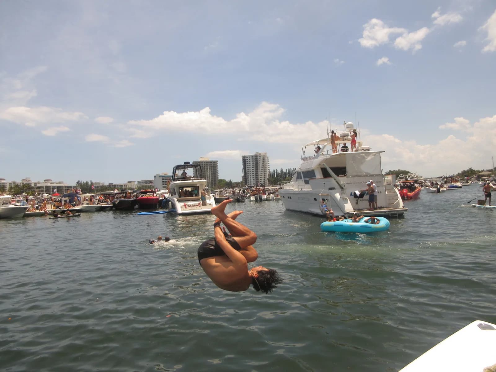 Guests enjoying a day on the water
