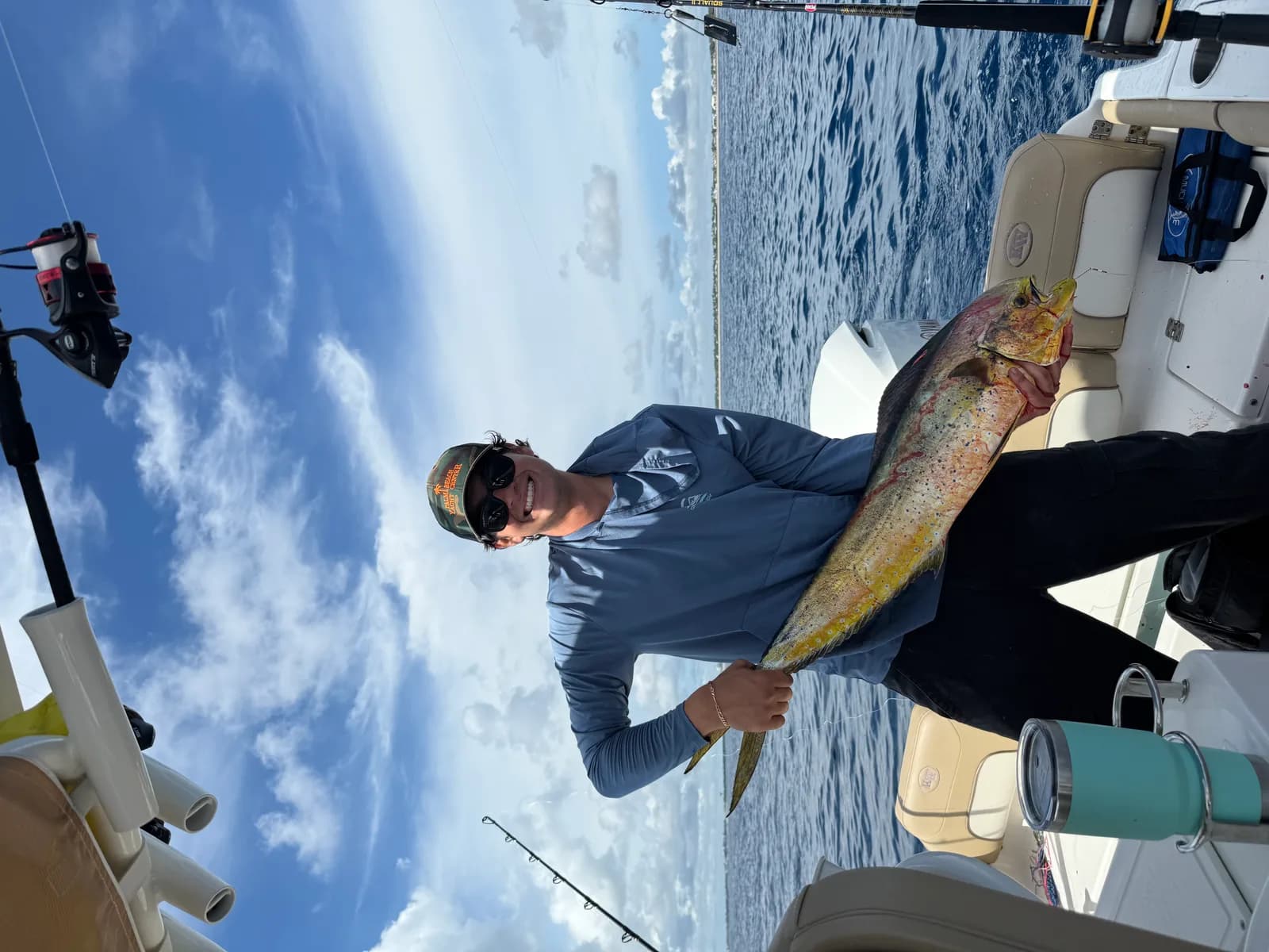 Relaxing at a Boynton Beach sandbar